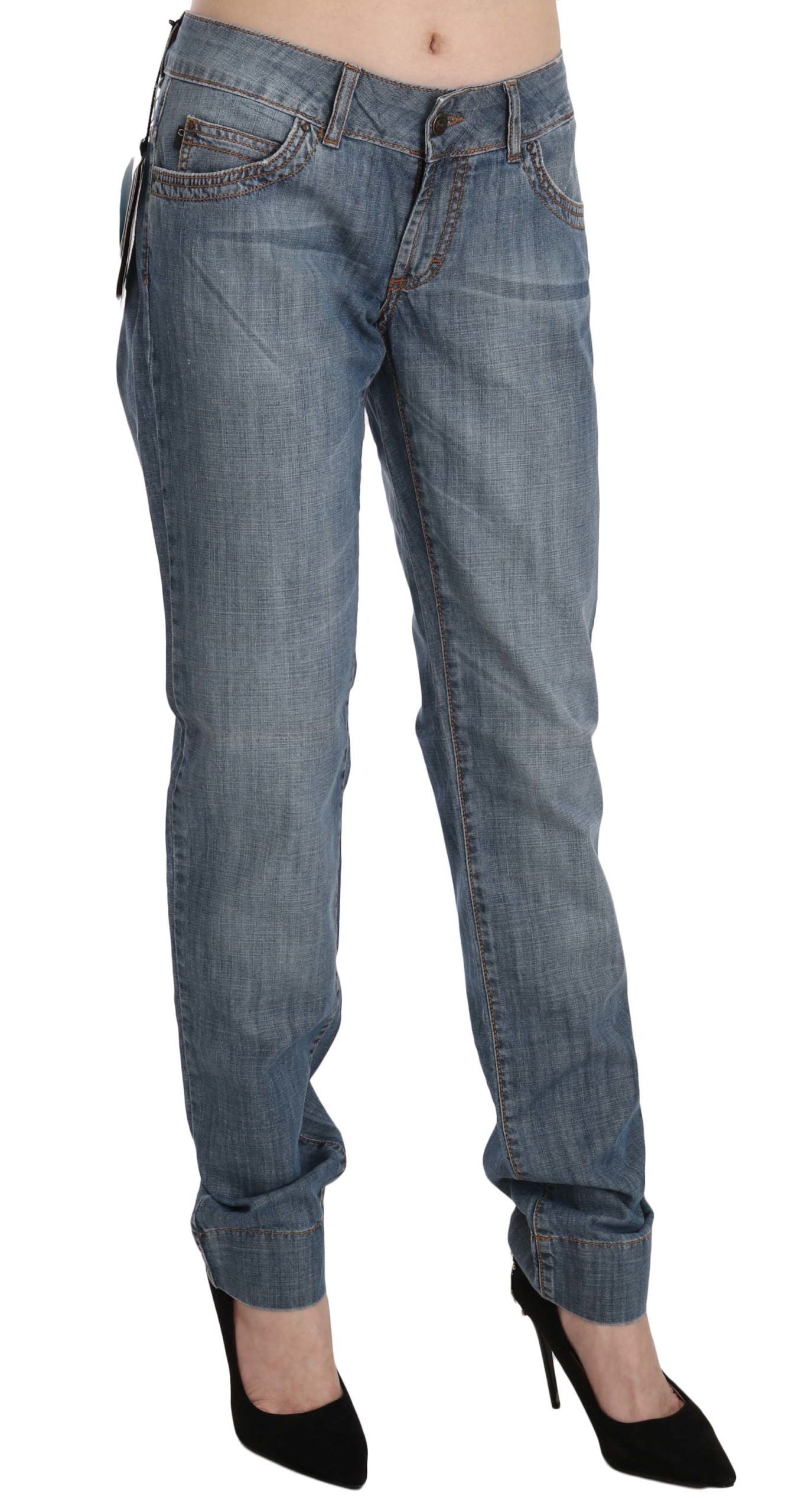 Just Cavalli Chic Blue Washed Slim Fit Denim Jeans W31