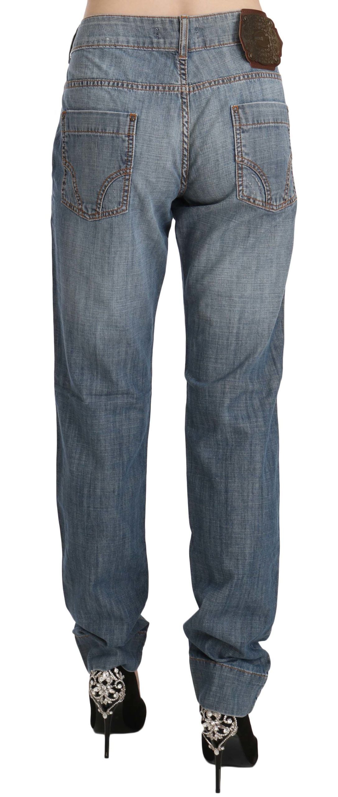 Just Cavalli Chic Blue Washed Slim Fit Denim Jeans W31