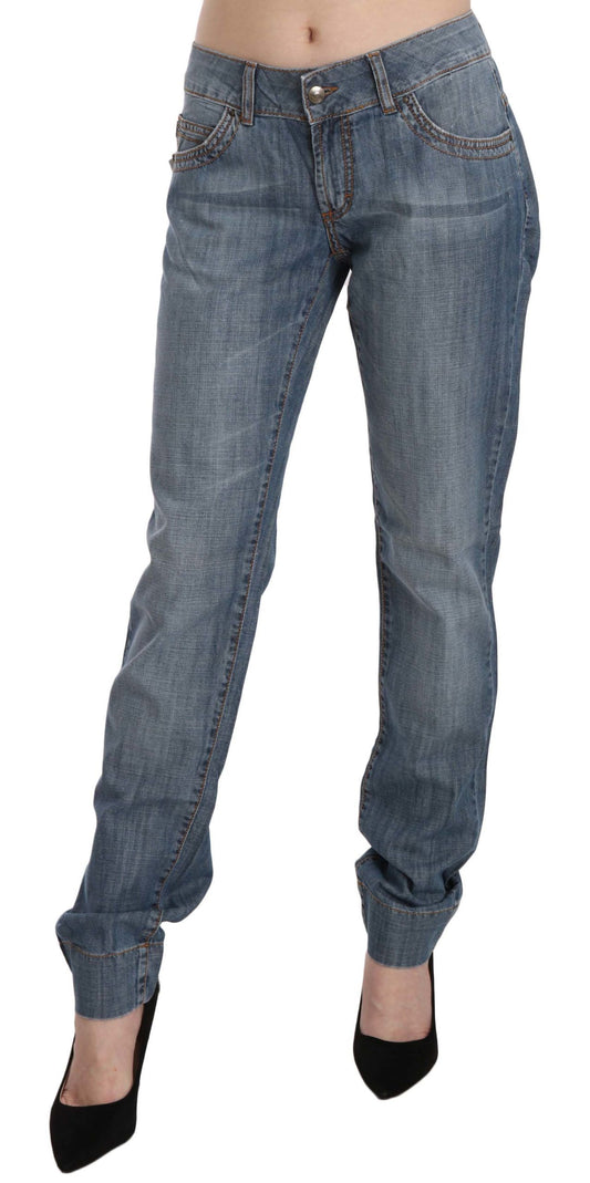 Just Cavalli Chic Blue Washed Slim Fit Denim Jeans W31