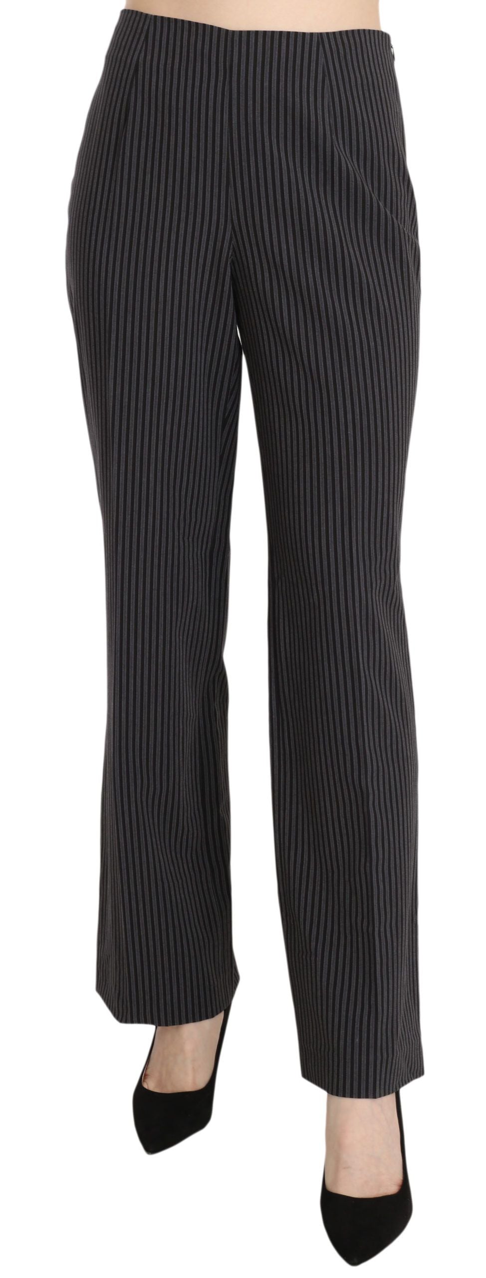 BENCIVENGA Elegant Striped Straight Fit Pants IT42 | M