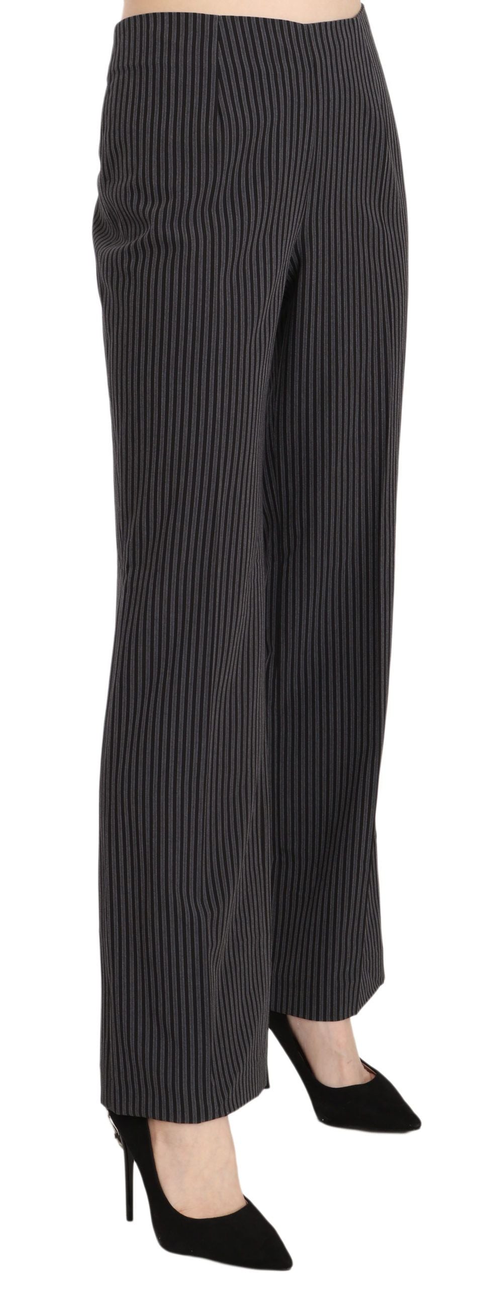 BENCIVENGA Elegant Striped Straight Fit Pants IT42 | M