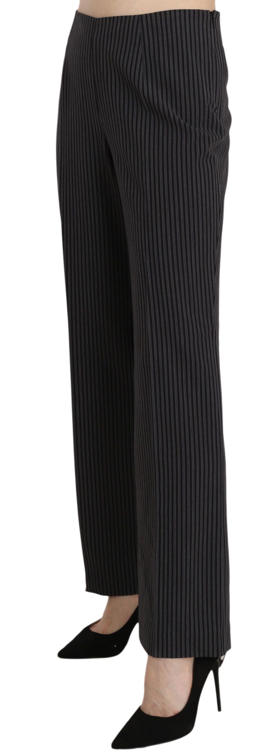 BENCIVENGA Elegant Striped Straight Fit Pants IT42 | M