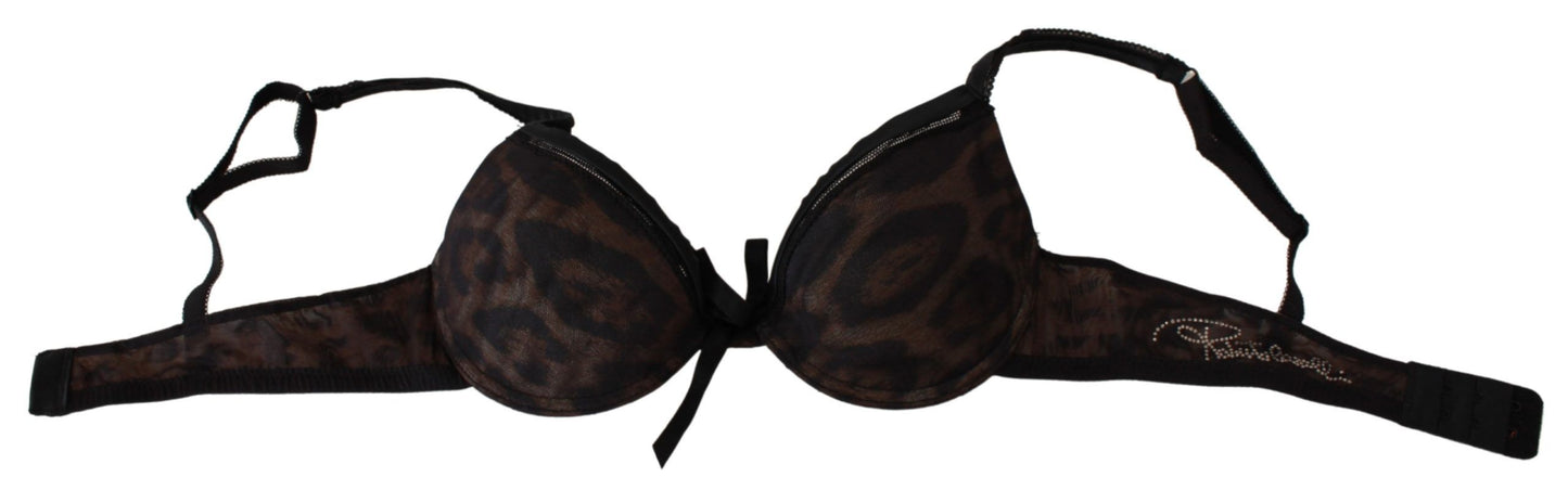 Roberto Cavalli Sultry Leopard Push-Up Bra IT1 | XS