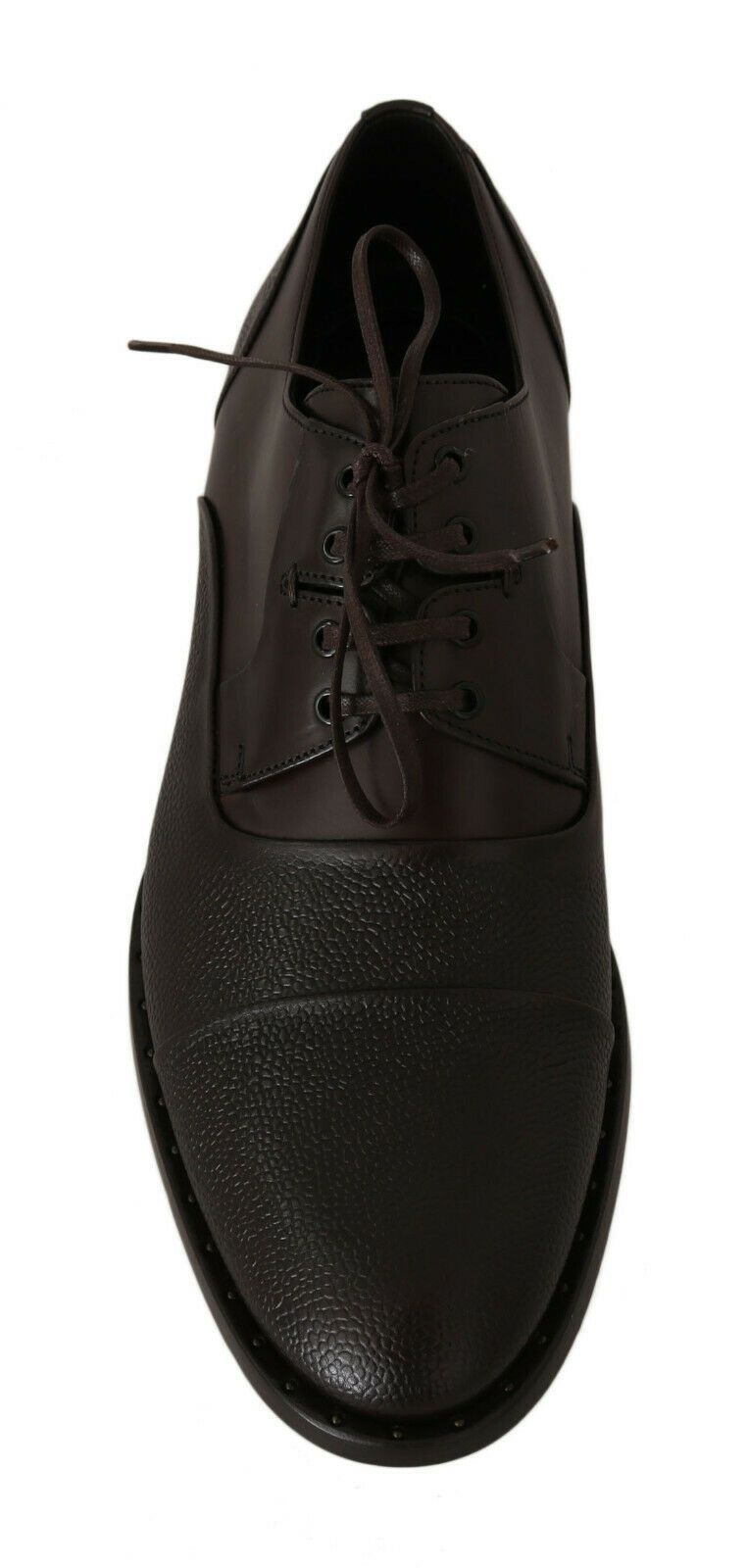 Dolce & Gabbana Elegant Brown Leather Formal Lace-ups EU40 / US7