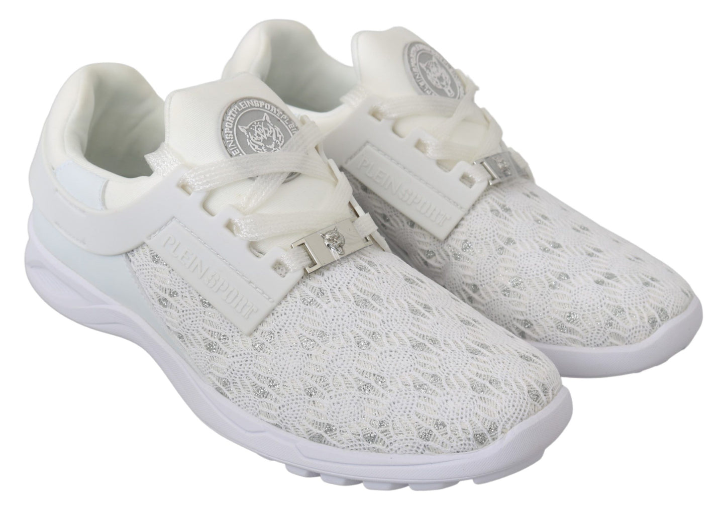 Philipp Plein Trendy White Beth Sneakers for Women EU37 | US6.5