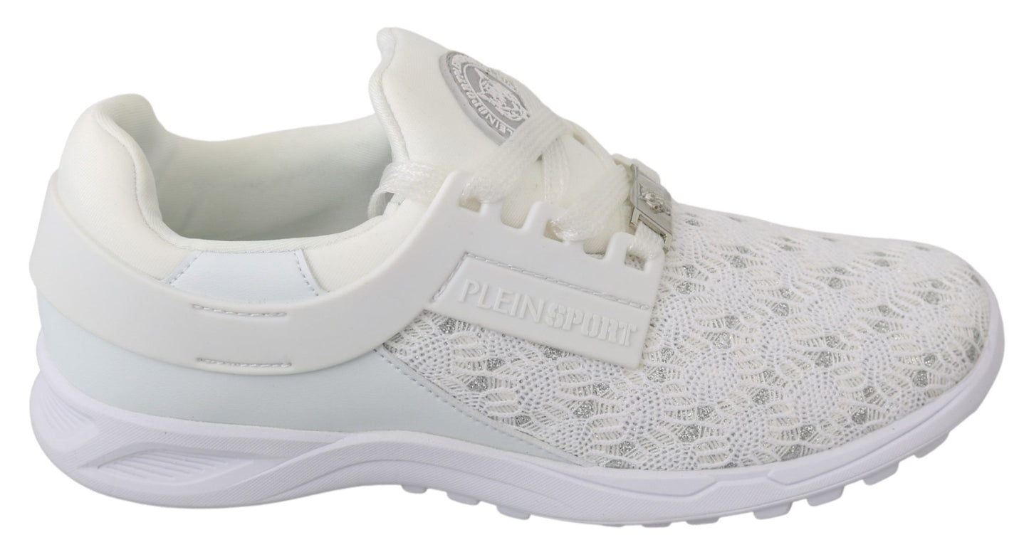 Philipp Plein Trendy White Beth Sneakers for Women EU37 | US6.5