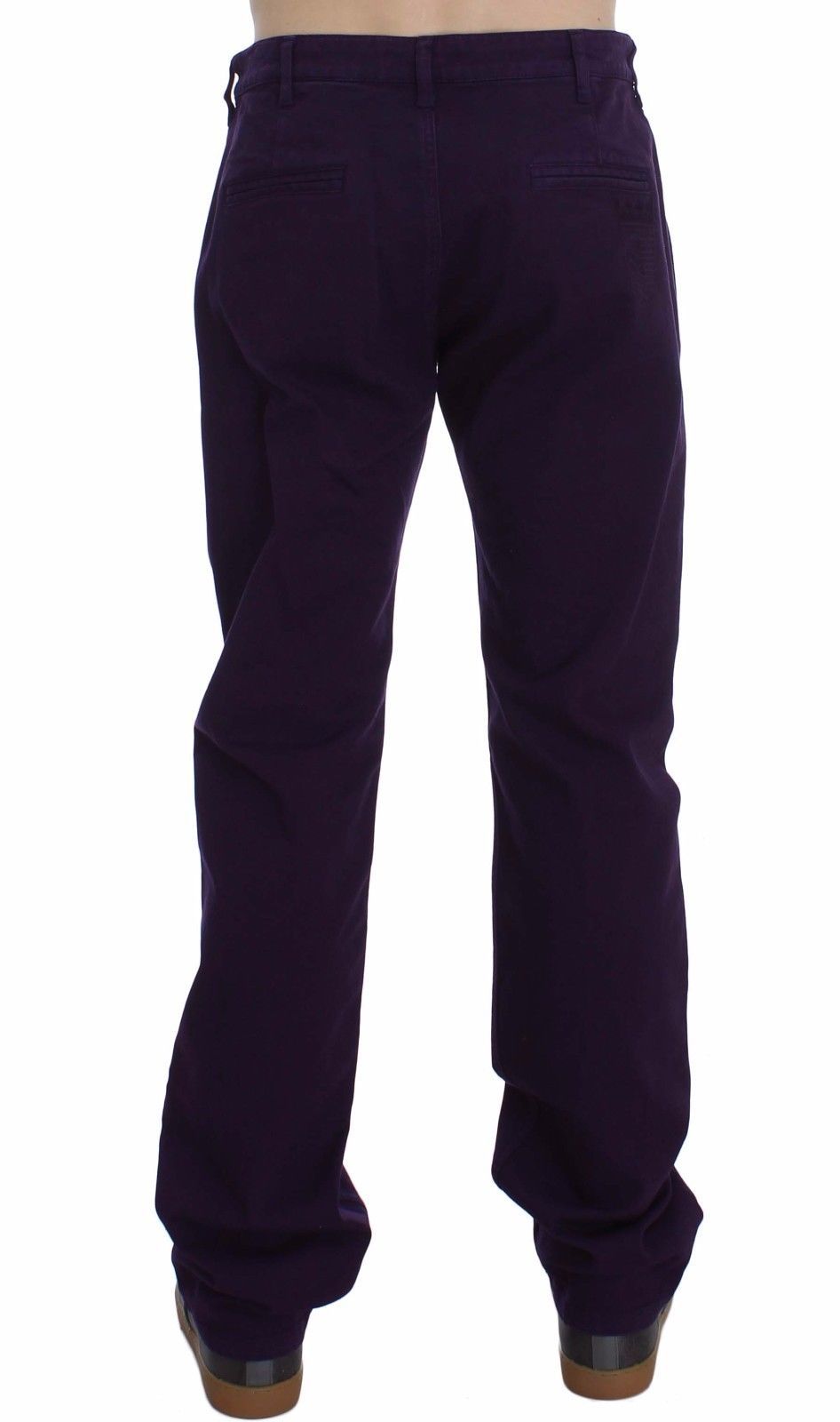 GF Ferre Purple Cotton Stretch Slim Chinos IT48 | M