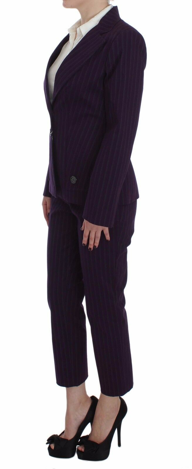 BENCIVENGA Elegant Striped Pant & Blazer Suit IT48 | XL