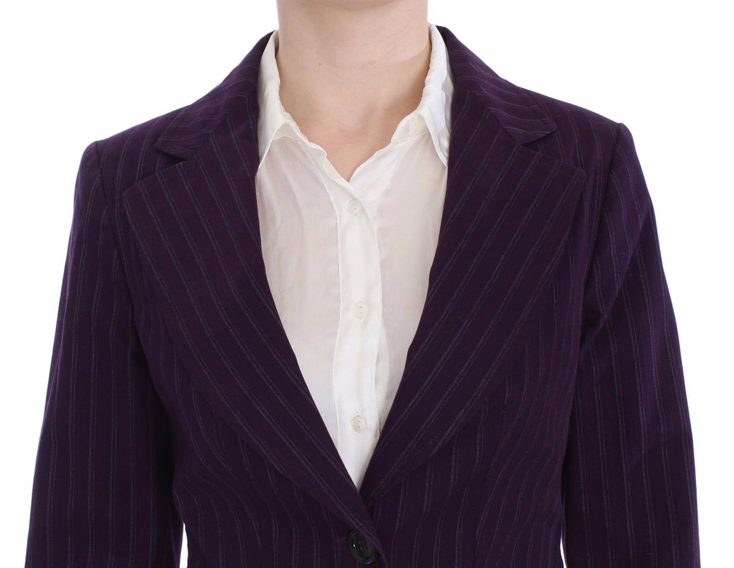 BENCIVENGA Elegant Striped Pant & Blazer Suit IT48 | XL