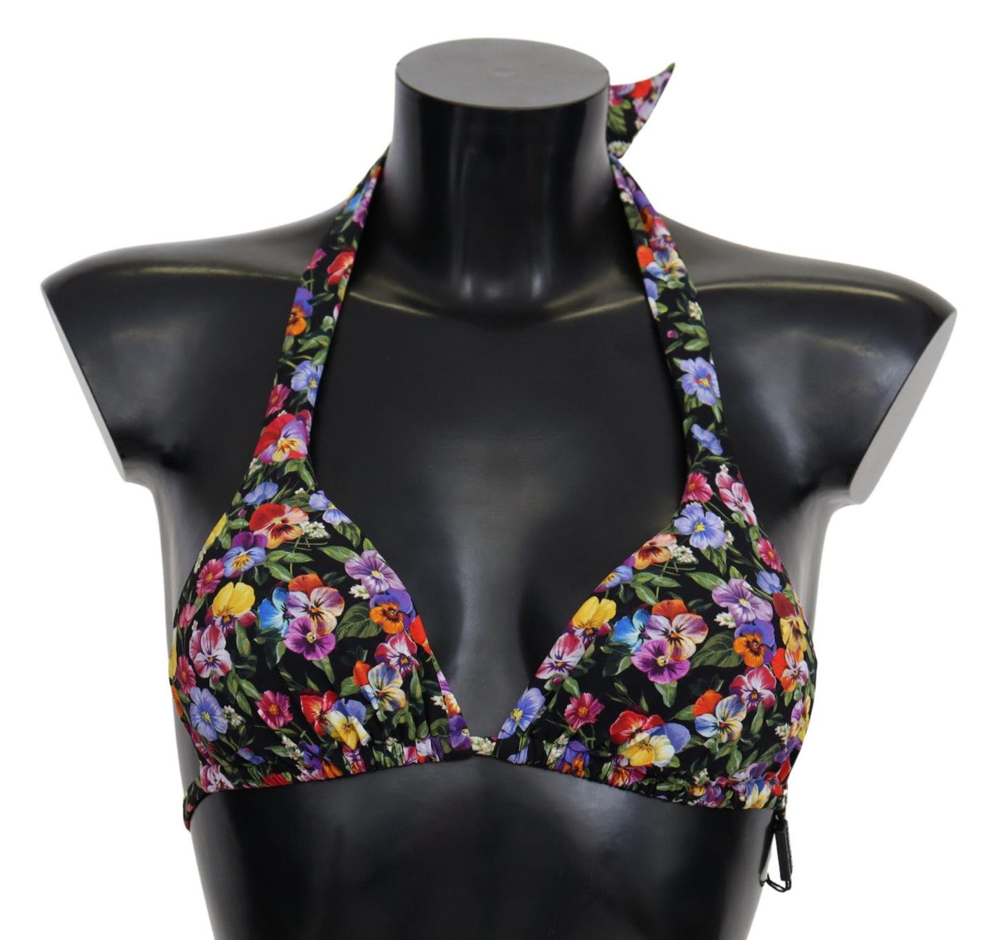 Dolce & Gabbana Chic Floral Printed Bikini Top IT1 / XS