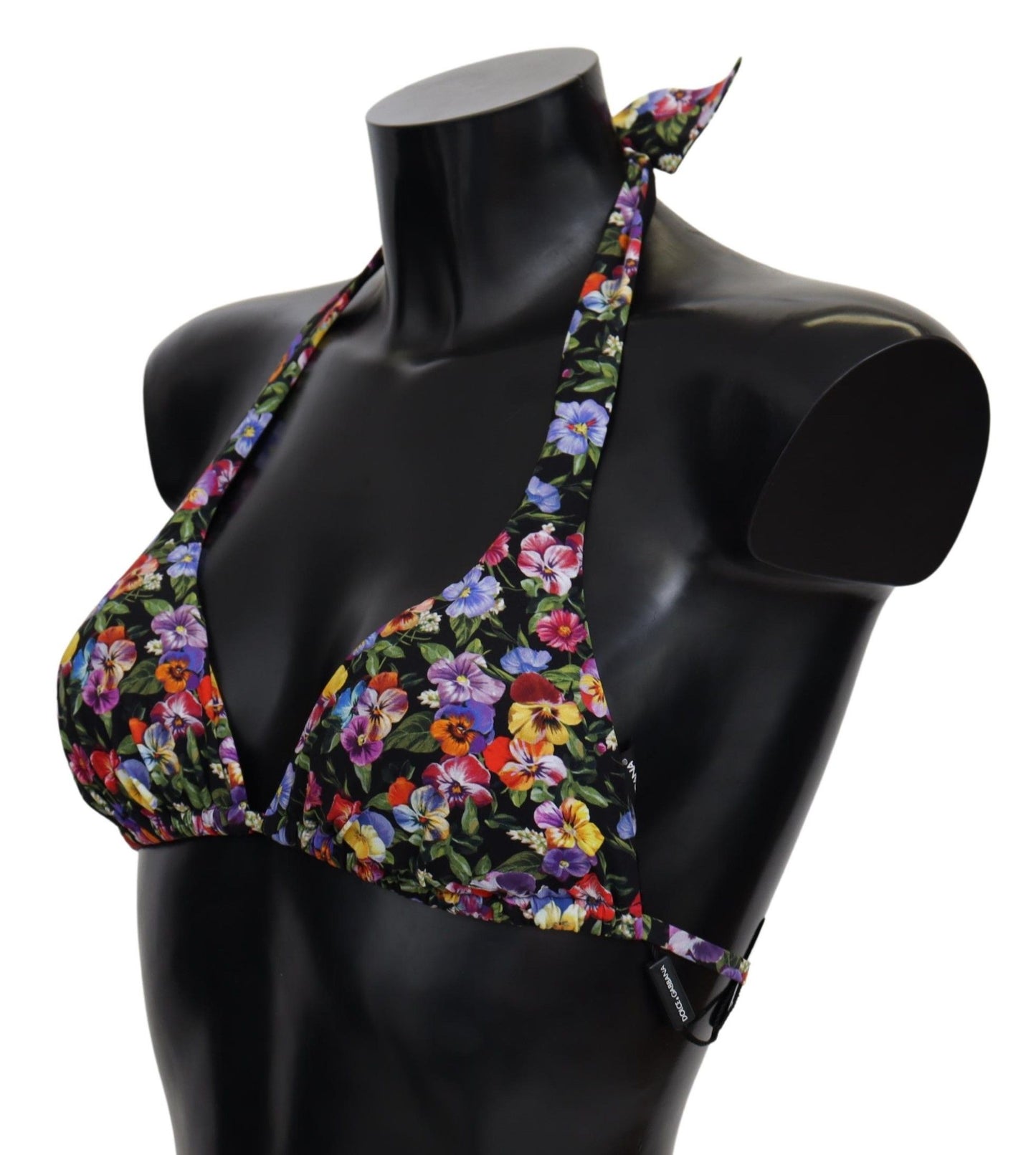 Dolce & Gabbana Chic Floral Printed Bikini Top IT1 / XS