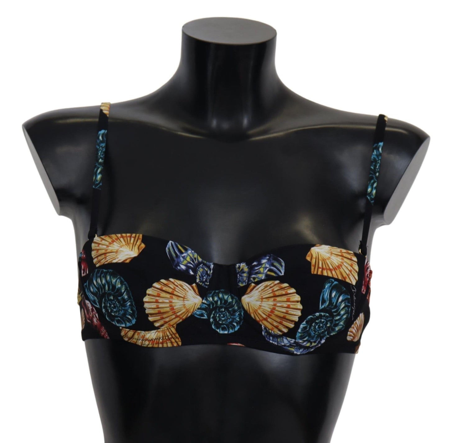 Dolce & Gabbana Chic Seashell-Print Bikini Top IT1 / XS