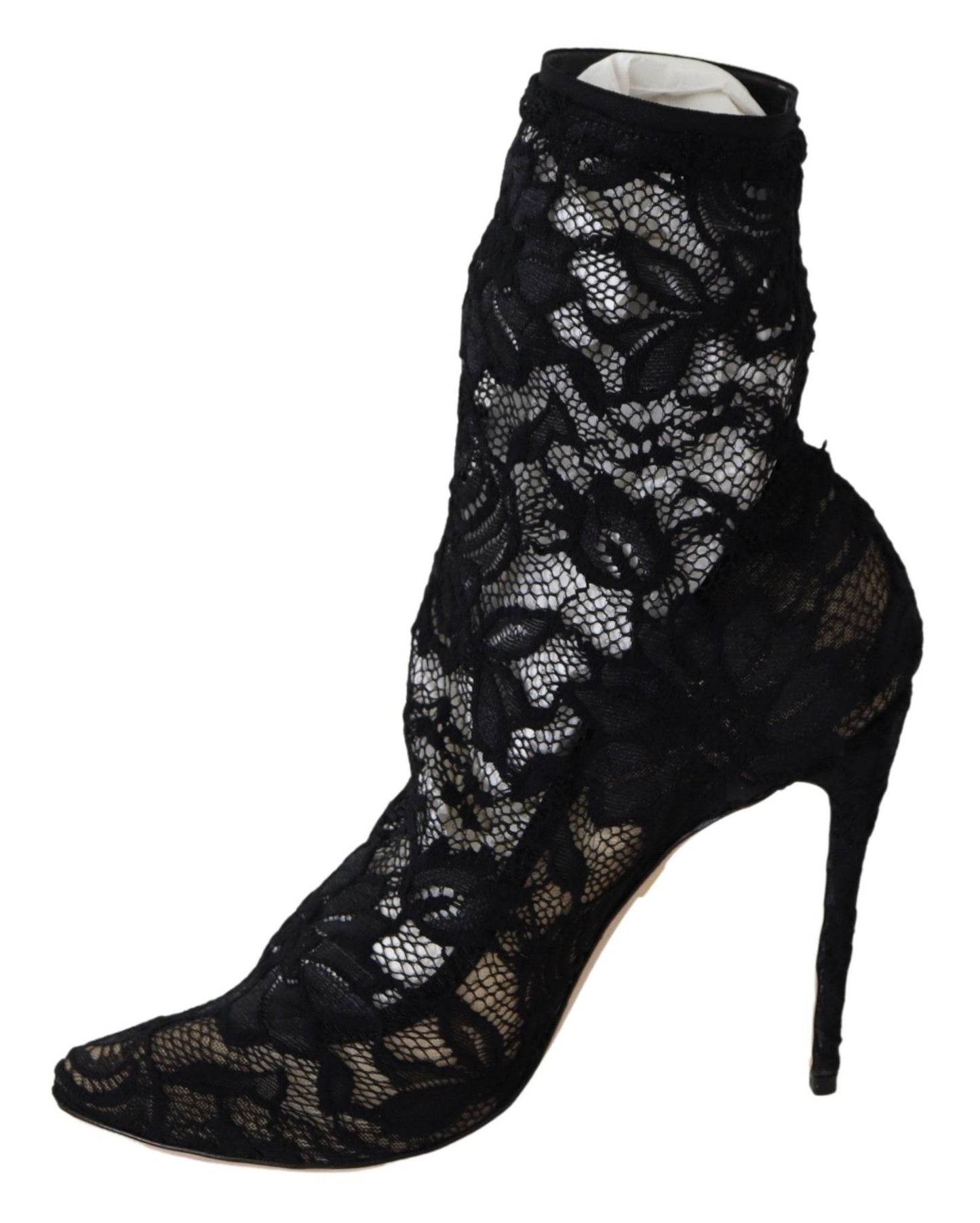 Dolce & Gabbana Black Lace Taormina Pumps Elegance Unleashed EU36.5 / US6