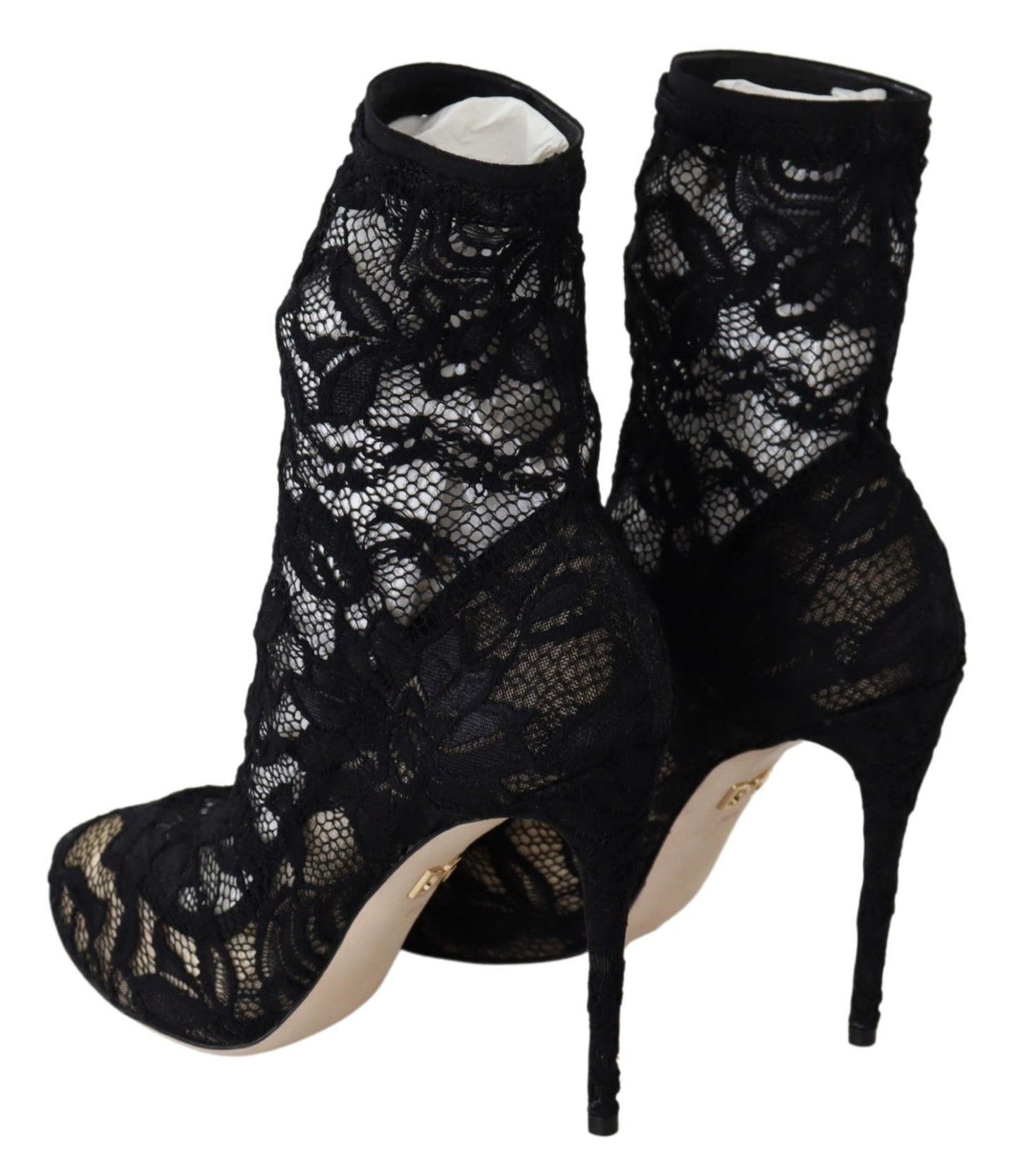 Dolce & Gabbana Black Lace Taormina Pumps Elegance Unleashed EU36.5 / US6