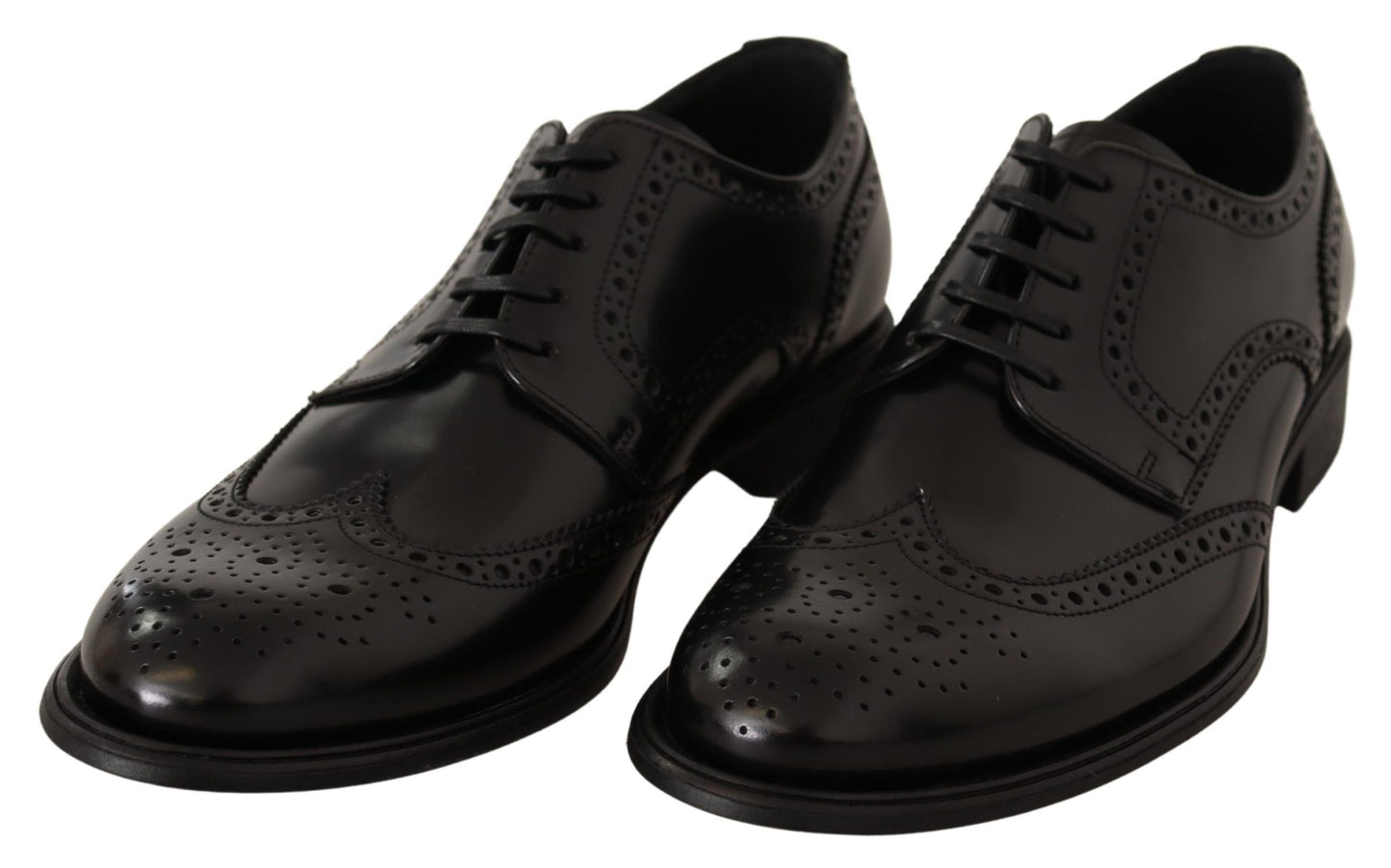 Dolce & Gabbana Elegant Wingtip Derby Oxford Shoes EU39 / US6