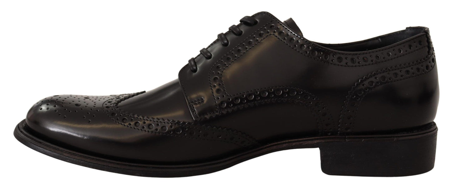 Dolce & Gabbana Elegant Wingtip Derby Oxford Shoes EU39 / US6