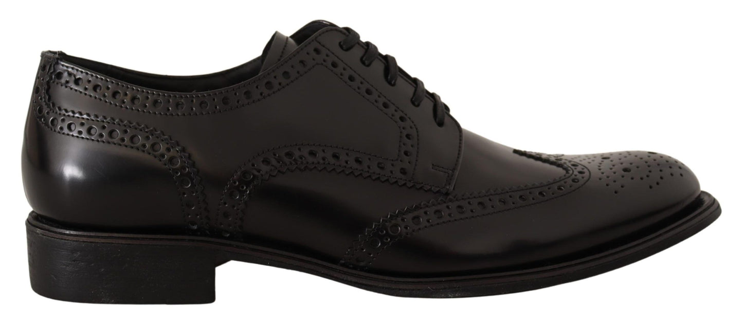 Dolce & Gabbana Elegant Wingtip Derby Oxford Shoes EU39 / US6