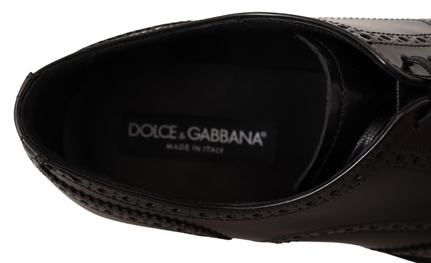 Dolce & Gabbana Elegant Wingtip Derby Oxford Shoes EU39 / US6