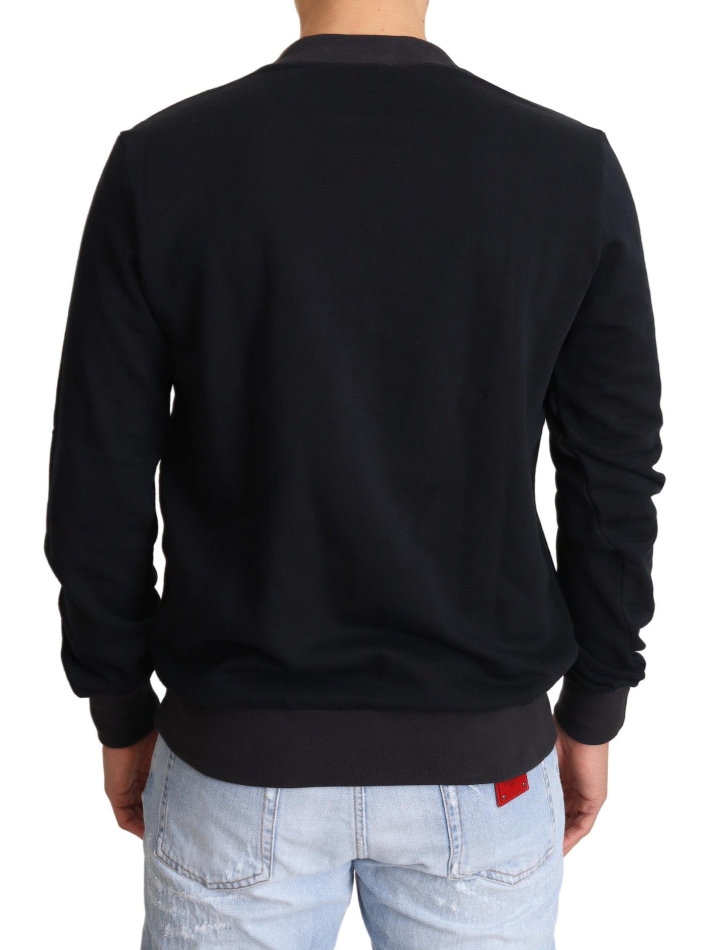 Dolce & Gabbana Regal Crown Motive Crewneck Sweater IT46 / S