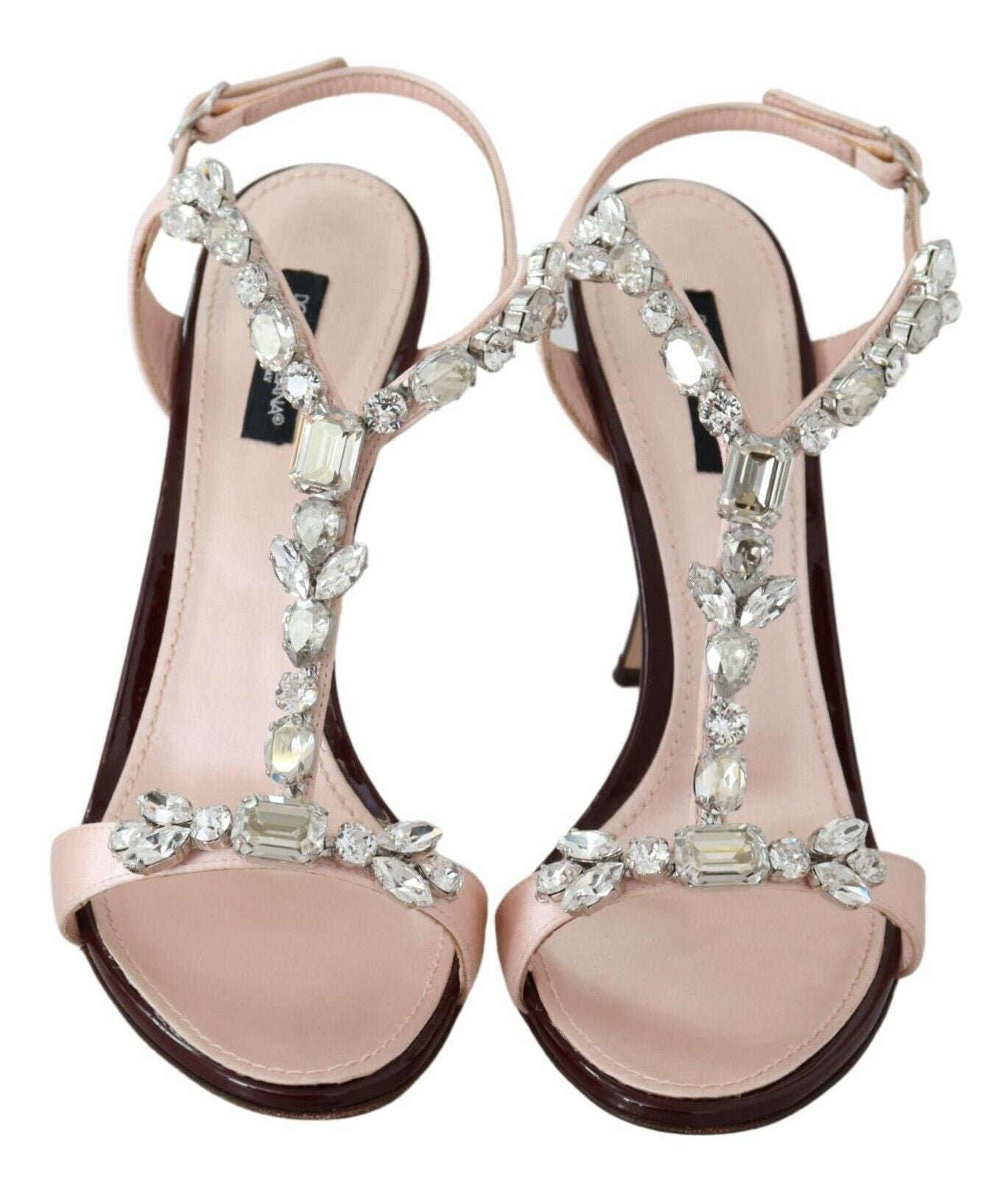 Dolce & Gabbana Crystal-Embellished Stiletto Sandals EU37.5 / US7