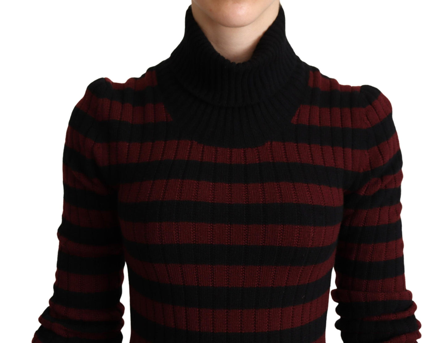 Dolce & Gabbana Chic Striped Wool-Cashmere Sweater IT40 / S