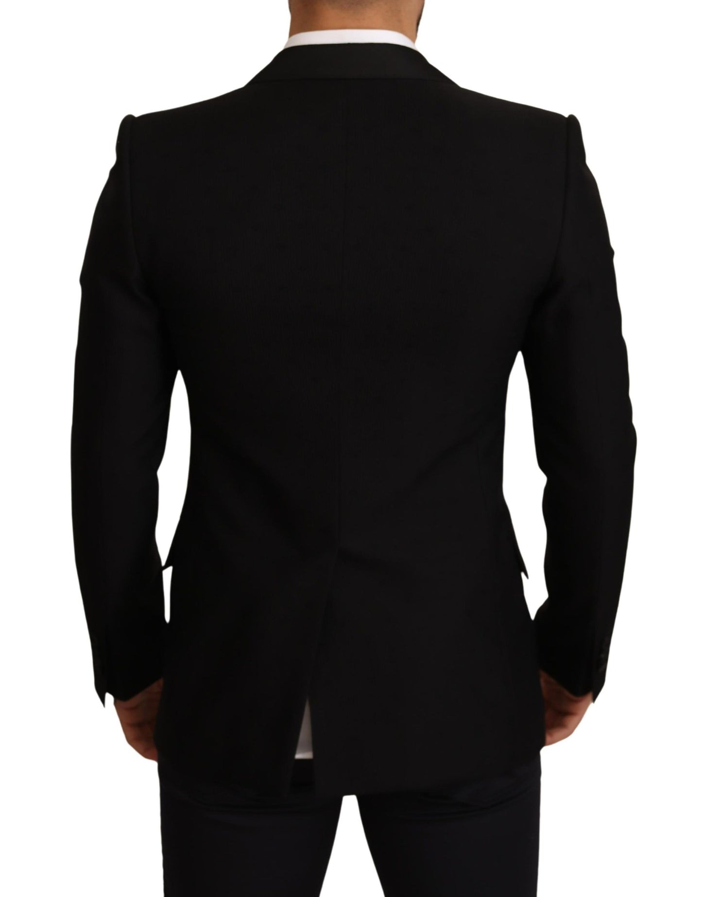 Dolce & Gabbana Elegant Slim Fit Black Blazer Jacket IT48 / M