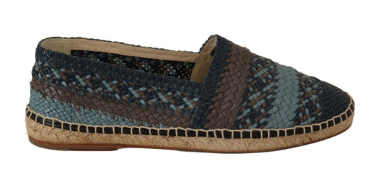 Dolce & Gabbana Elegant Woven Leather Espadrilles EU40 / US7