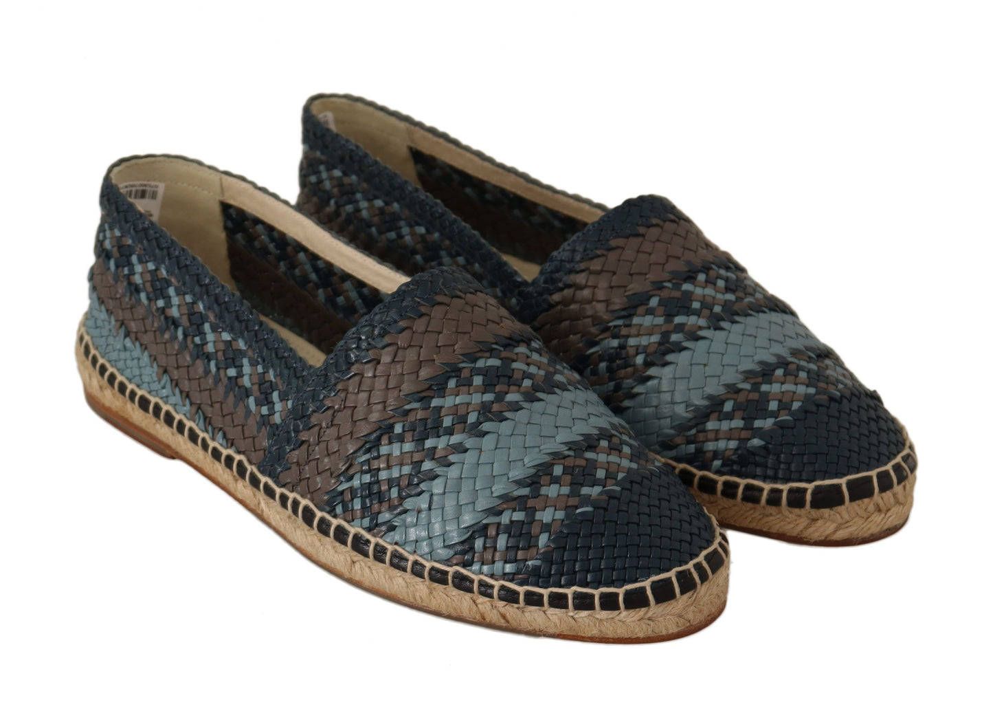 Dolce & Gabbana Elegant Woven Leather Espadrilles EU40 / US7