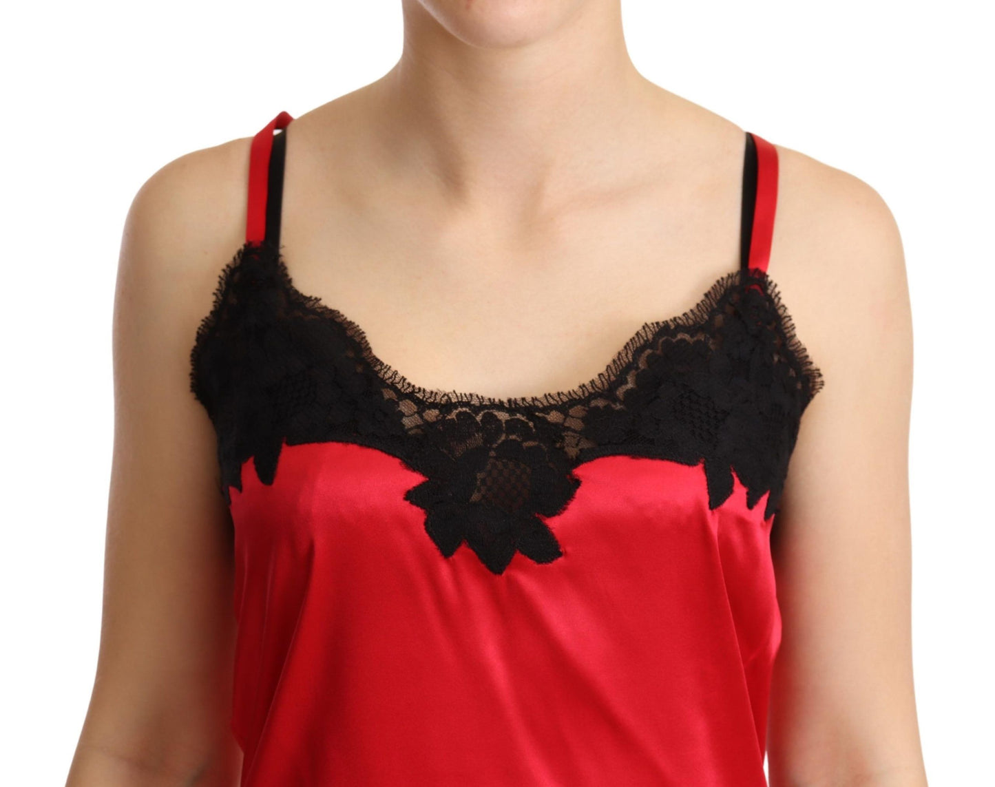 Dolce & Gabbana Enchanting Red Silk Blend Lace Camisole IT2 / S