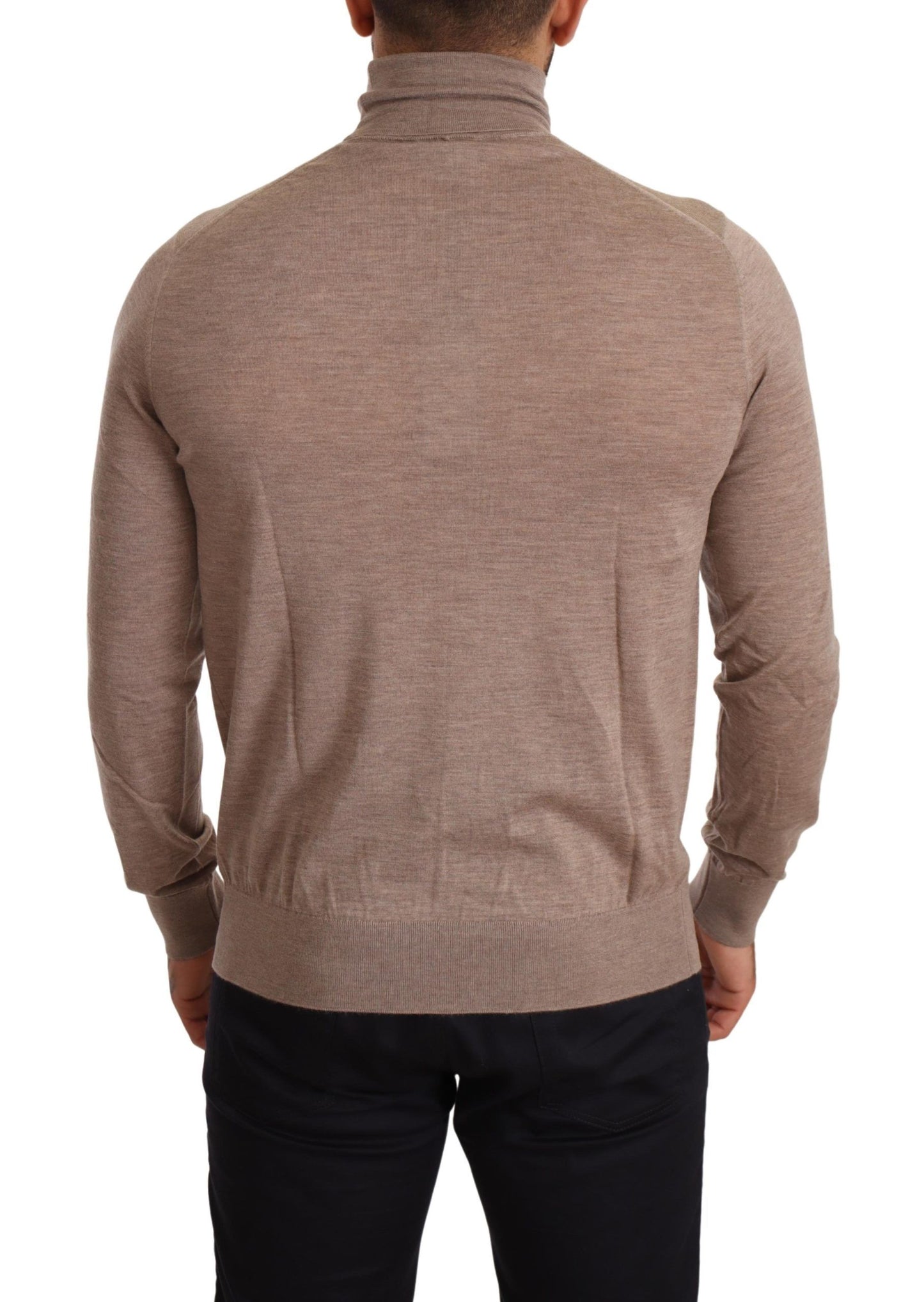 Dolce & Gabbana Elegant Cashmere Turtleneck Sweater IT50 / L