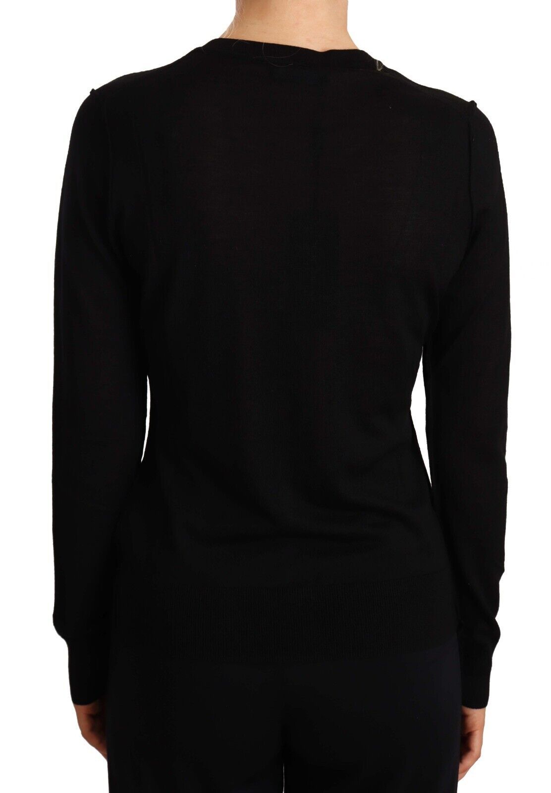 Dolce & Gabbana Elegant Crewneck Virgin Wool Sweater IT44 | L