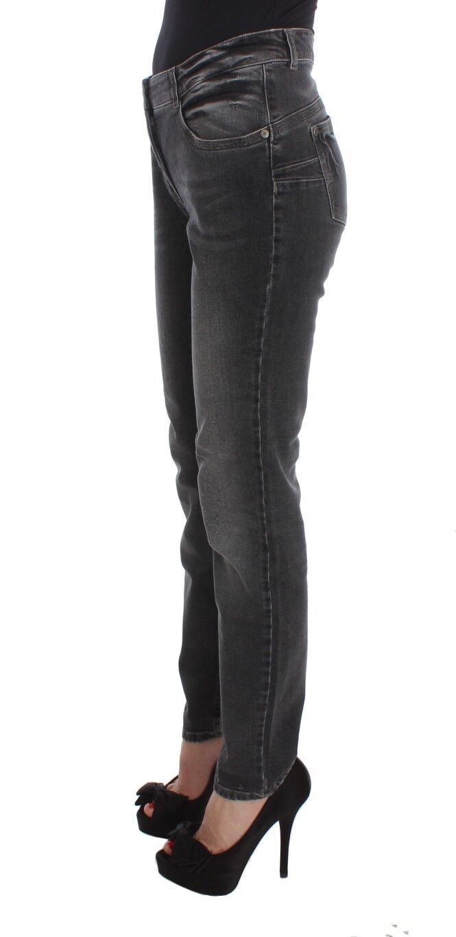 Ermanno Scervino Elegant Gray Regular Fit Jeans W31