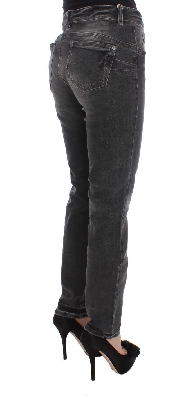 Ermanno Scervino Elegant Gray Regular Fit Jeans W31