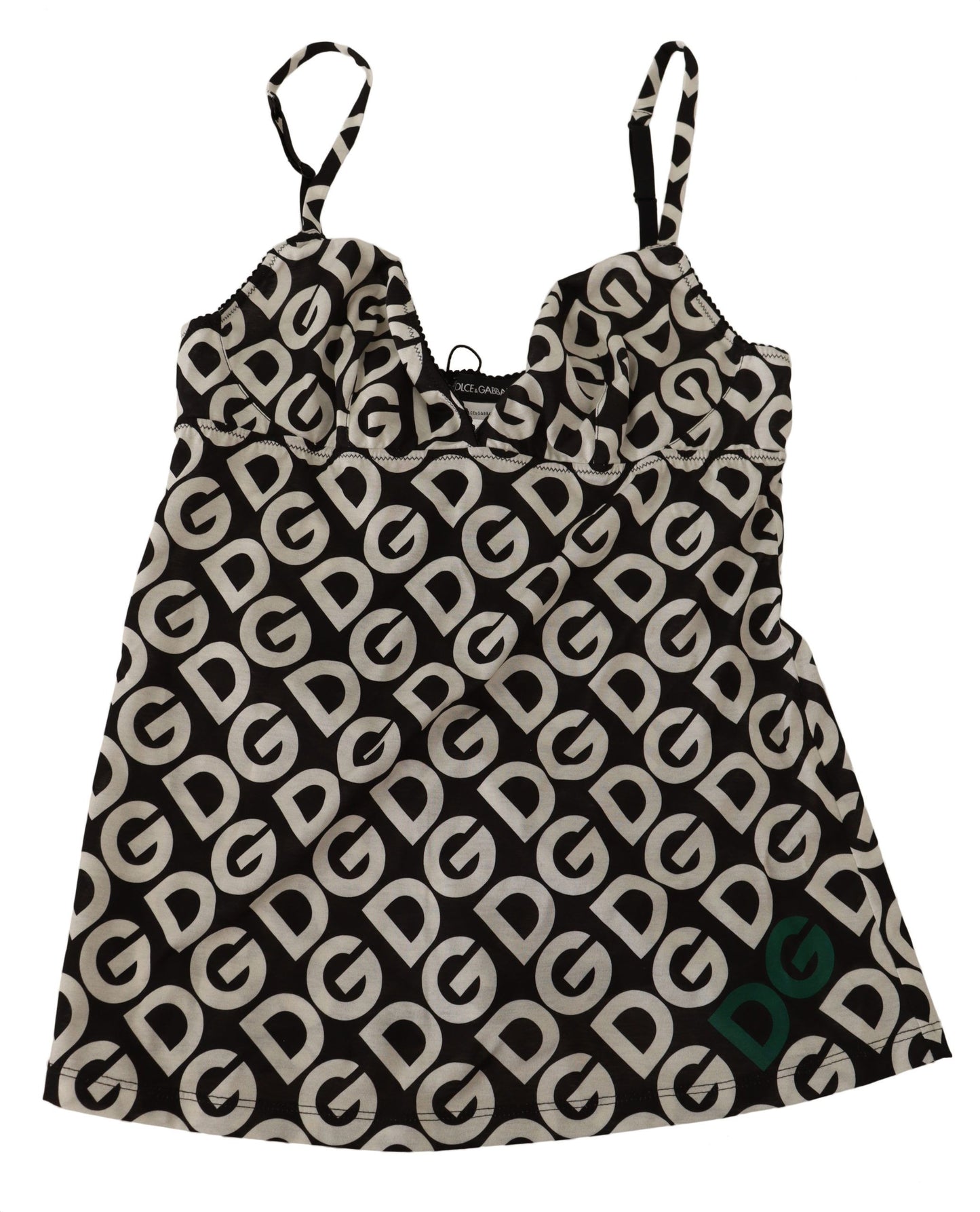 Dolce & Gabbana Chic Logo Print Camisole Tank Top IT4 / L