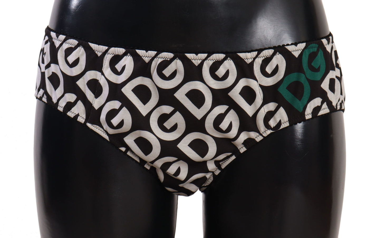 Dolce & Gabbana Chic Black & White DG Logo Print Bottoms IT4 / L