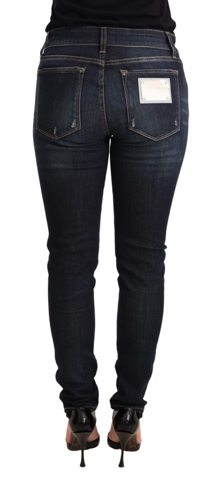 Dolce & Gabbana Chic Blue Slim Skinny Jeans IT40 / S