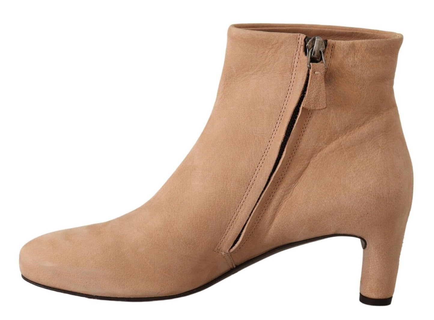 DEL CARLO Elegant Beige Leather Boots EU36 | US5.5