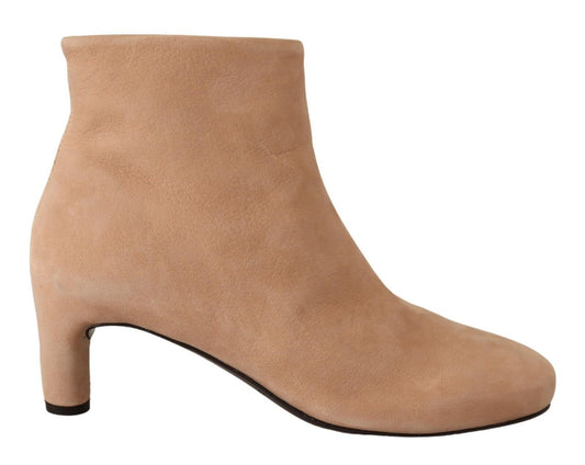 DEL CARLO Elegant Beige Leather Boots EU36 | US5.5