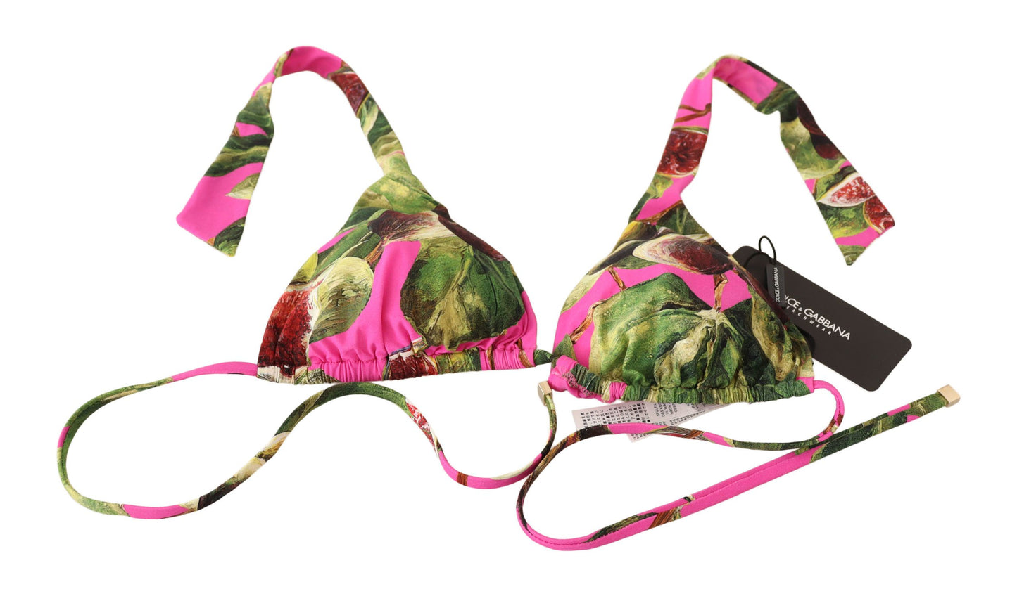 Dolce & Gabbana Chic Floral Bikini Top IT2 / S