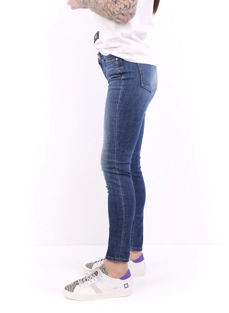 Don The Fuller Blue Cotton Women Jeans