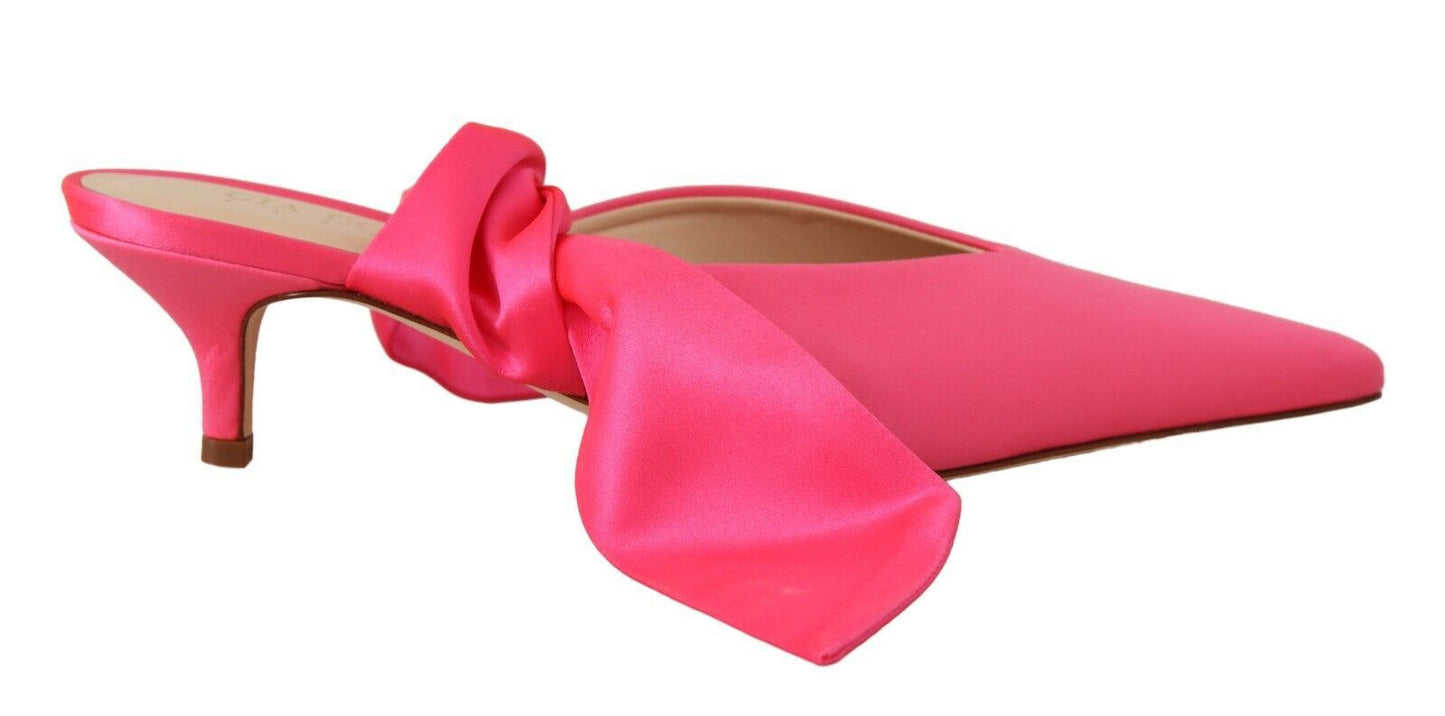 GIA COUTURE Chic Pink Kitten Heels for Elegant Evenings EU36 | US5.5