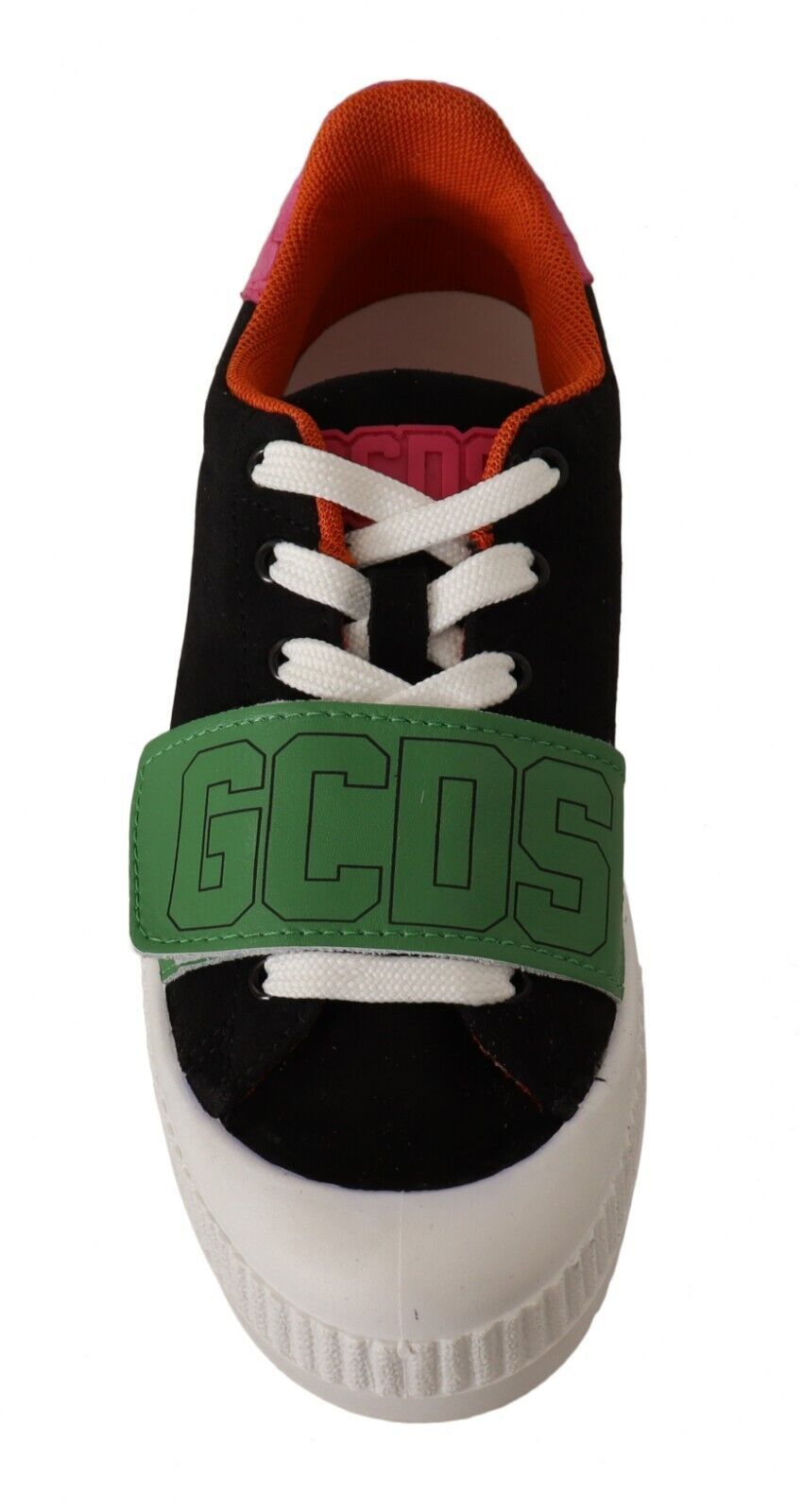 GCDS Stylish Multicolor Low Top Lace-Up Sneakers EU38 | US7.5