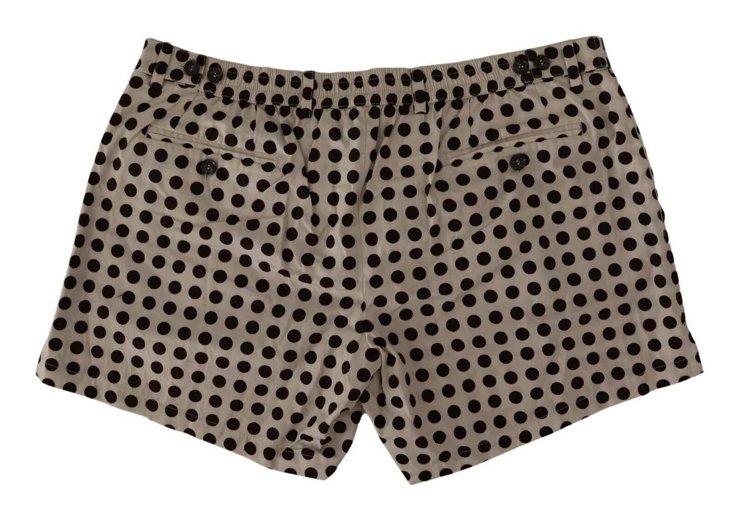 Dolce & Gabbana Elegant Polka Dot Cotton Shorts IT48 / M