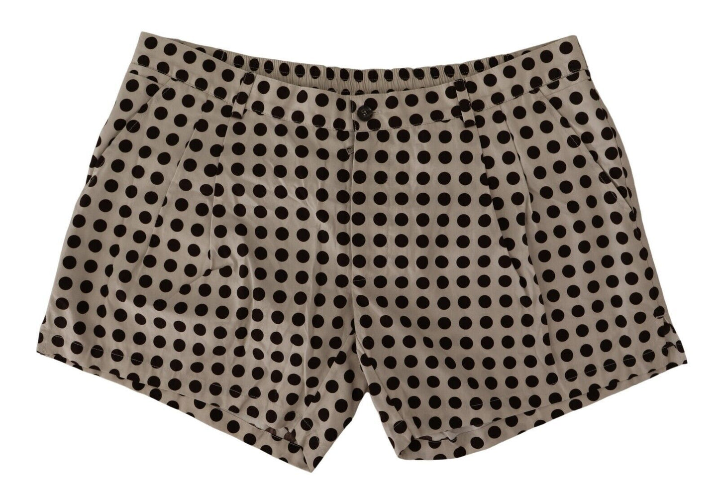 Dolce & Gabbana Elegant Polka Dot Cotton Shorts IT48 / M