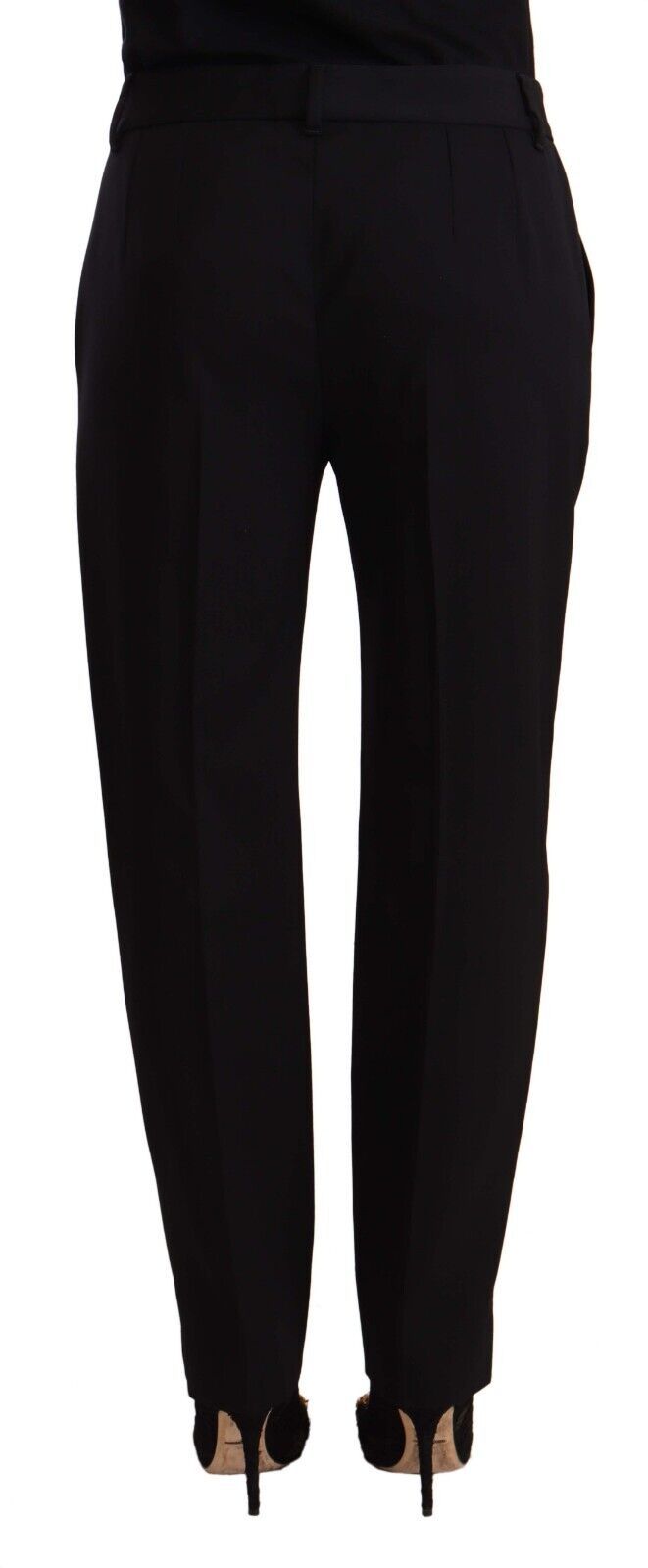 Dolce & Gabbana Elegant Tailored Wool Blend Trousers IT40 | S