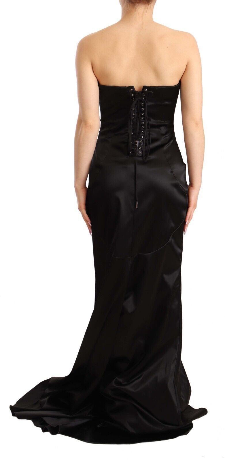 Dolce & Gabbana Elegant Black Strapless Mermaid Dress IT40 | S