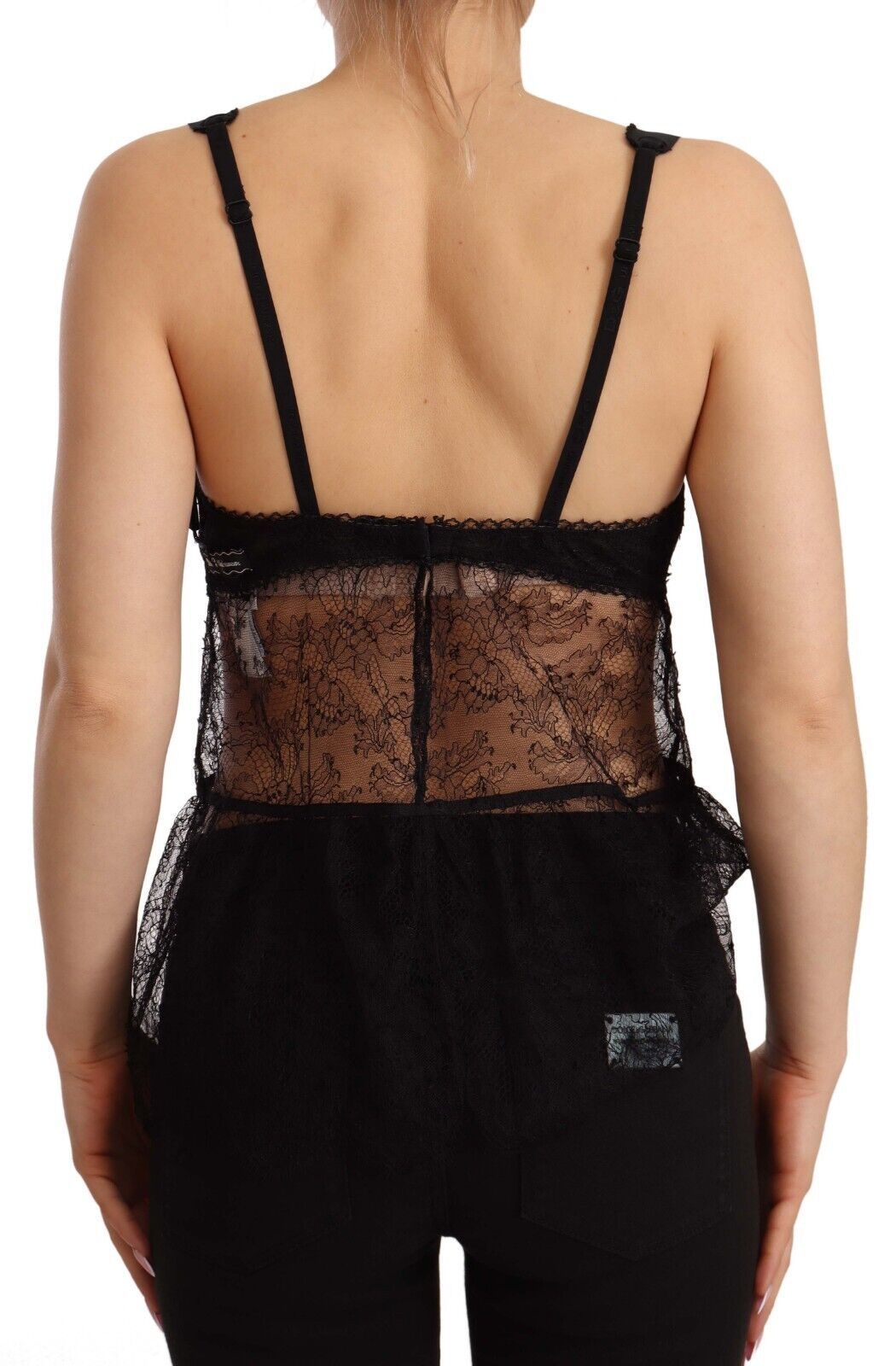 Dolce & Gabbana Elegant Black Silk Lingerie Chemise IT2 / S