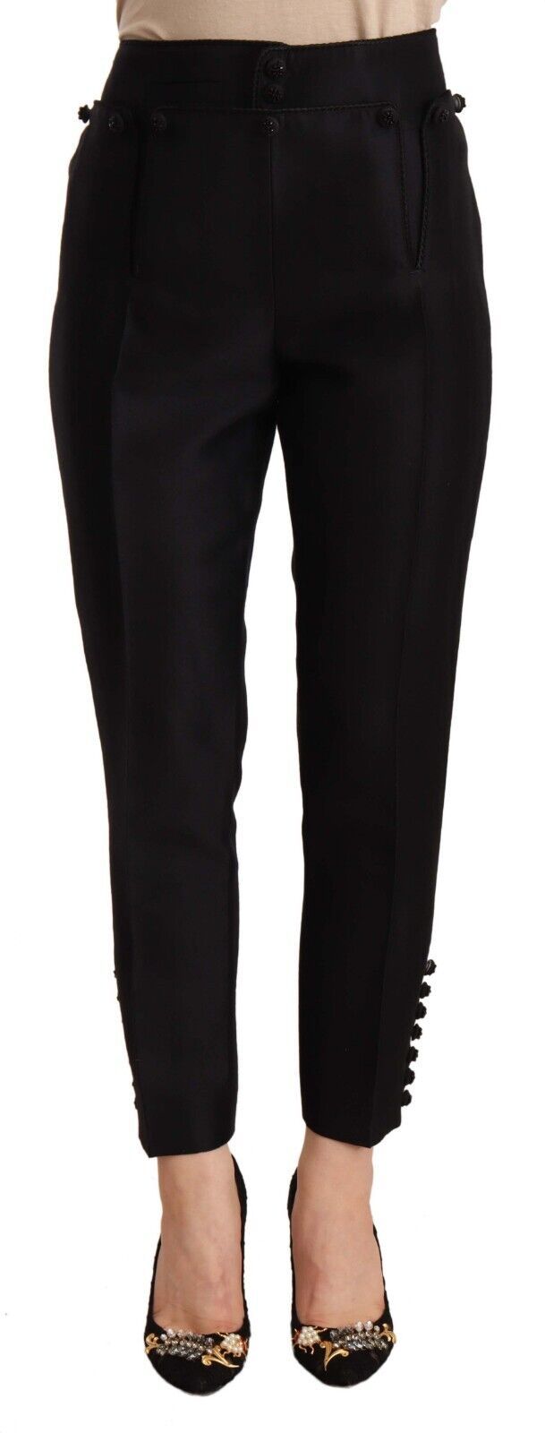 Dsquared² Chic High-Waist Cropped Trousers IT40 | S