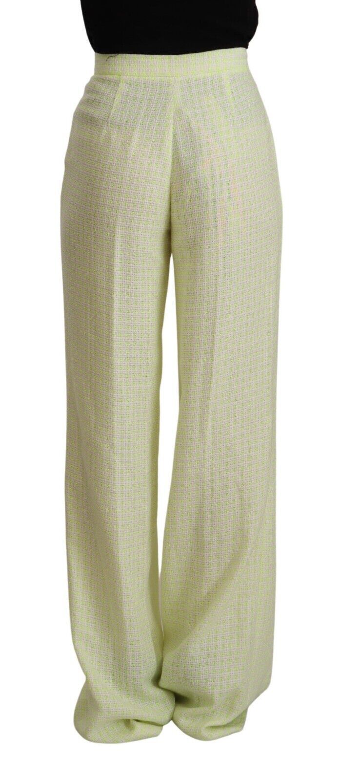 MSGM High-Waist Straight-Leg Chic Trousers IT42 | M