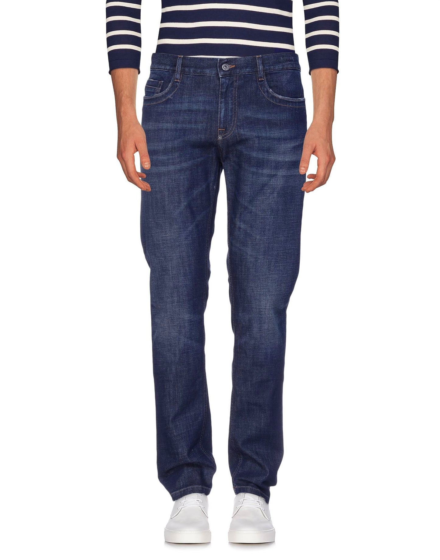 Bikkembergs Blue Cotton Men Jean W31